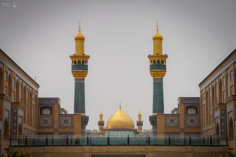 بارش رحمت الهی در حرم مطهر علوی 7