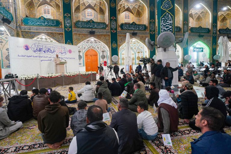 مراسم جشن شب میلاد دخت نبی مکرم اسلام در حرم مطهر علوی 9