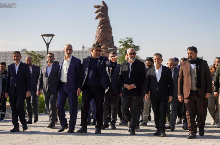 افتتاح پروژۀ «بوستان غدیر» توسط تولیت آستان مقدس علوی