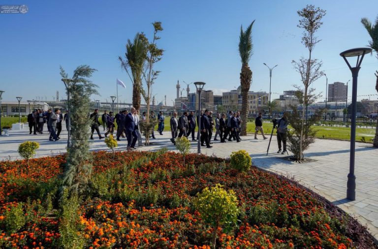 افتتاح پروژۀ «بوستان غدیر» توسط تولیت آستان مقدس علوی2