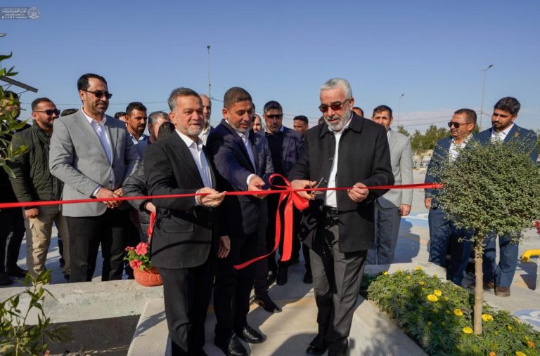 افتتاح پروژۀ «بوستان غدیر» توسط تولیت آستان مقدس علوی7