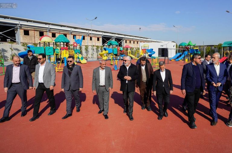 افتتاح پروژۀ «بوستان غدیر» توسط تولیت آستان مقدس علوی11