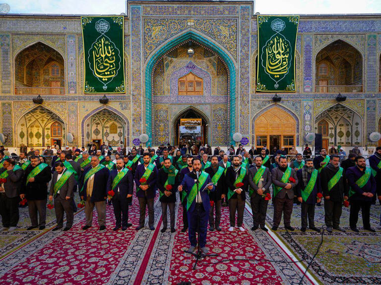 مراسم خادمان علوی عید مبعث