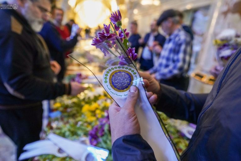 آماده‌سازی یک‌میلیون شاخه گل طبیعی جهت گل‌آرایی حرم مطهر علوی