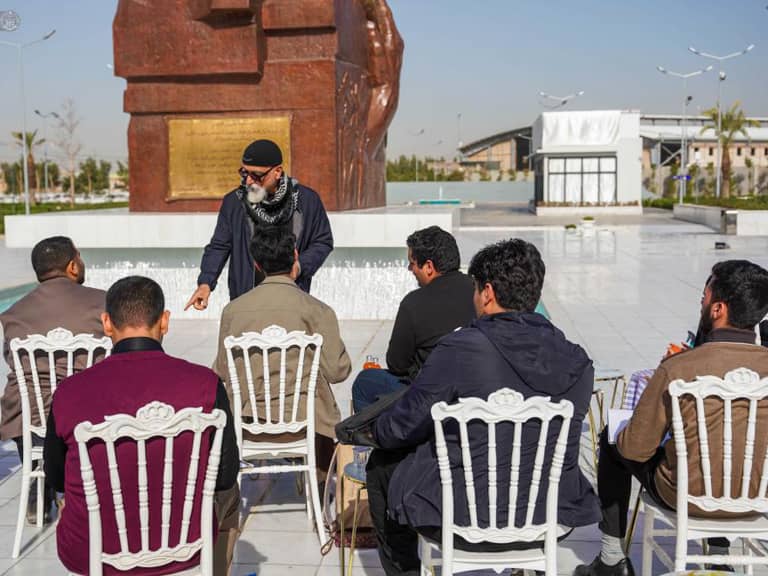 میزبانی از دانشجویان دانشگاه کوفه