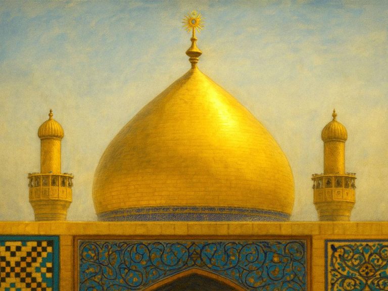 وصف معماری کنونی روضه منوره در حرم مطهر علوی