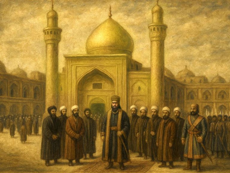 تذهیب مرقد مطهر علوی در عصر نادری