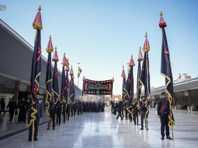 عزاداری خادمان در کاظمین
