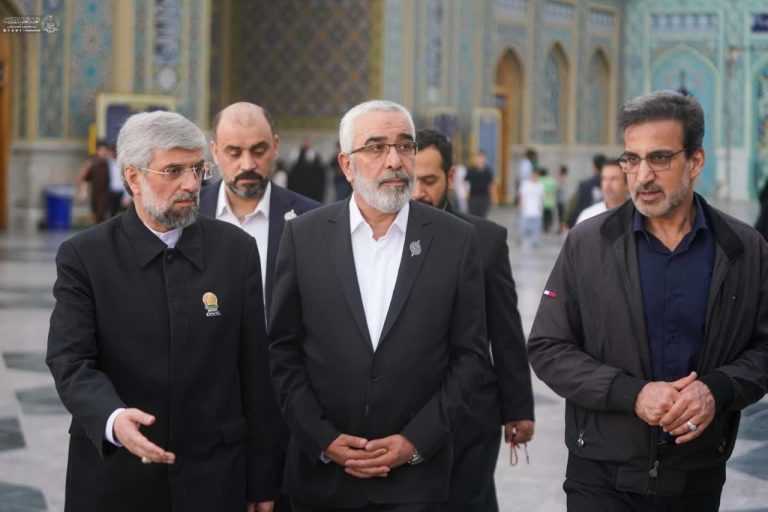 تشرف تولیت آستان مقدس علوی به حرم امام رضا (علیه‌السلام)
