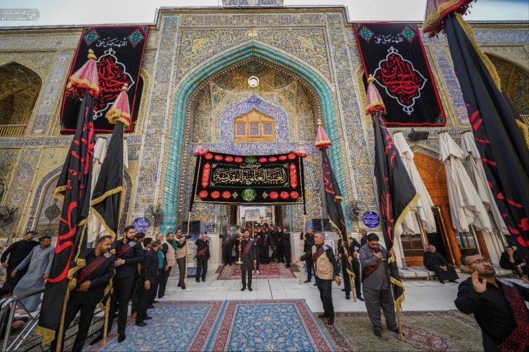 عزاداری خادمان علوی در سالروز شهادت امام محمد باقر (علیه‌السلام)