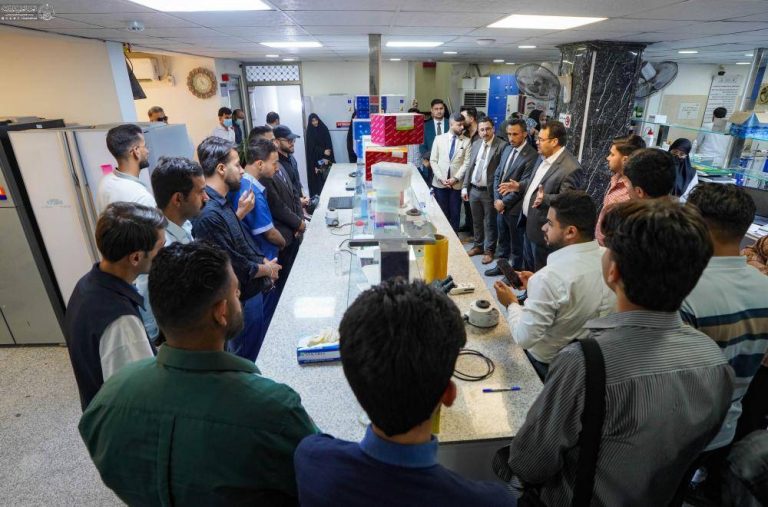 میزبانی آستان مقدس علوی از دانشجویان دانشگاه فرات میانی