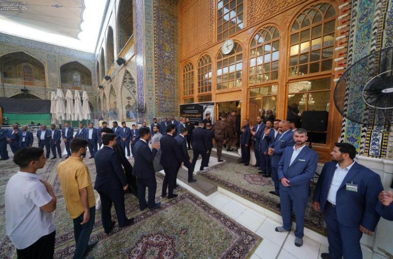 برگزاری مجلس ترحیم آیت‌الله فیاض در حرم مطهر علوی