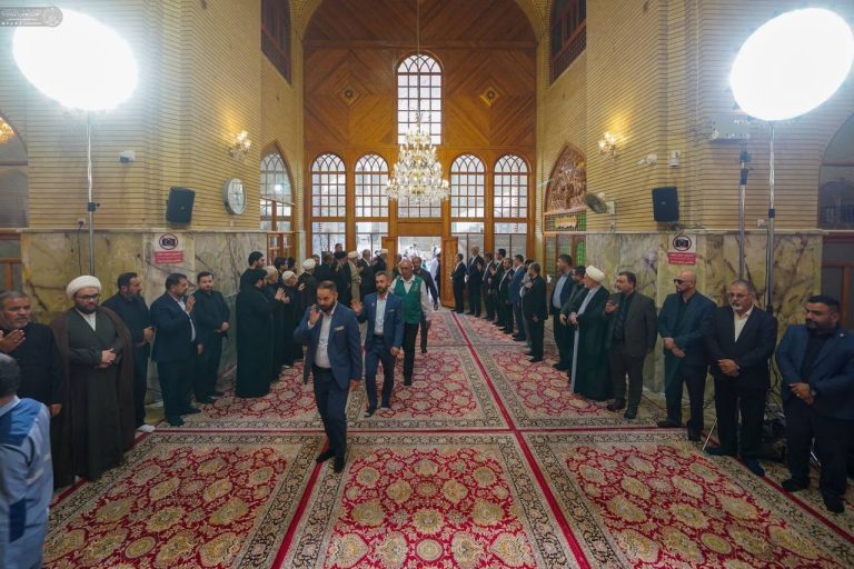 برگزاری مجلس ترحیم آیت‌الله فیاض در حرم مطهر علوی