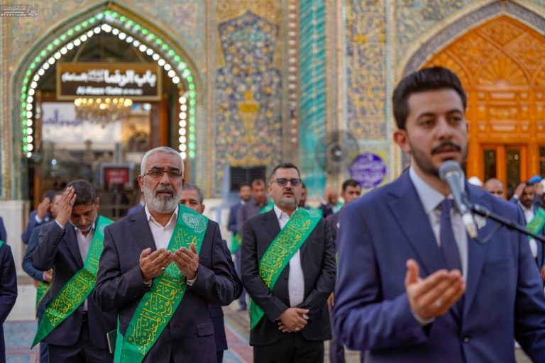 مراسم ادای سوگند خدمت خادمان در حرم مطهر علوی