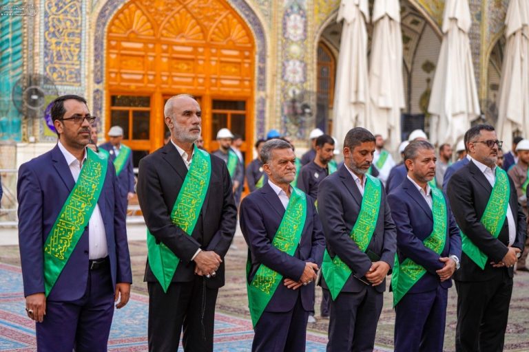 مراسم ادای سوگند خدمت خادمان در حرم مطهر علوی