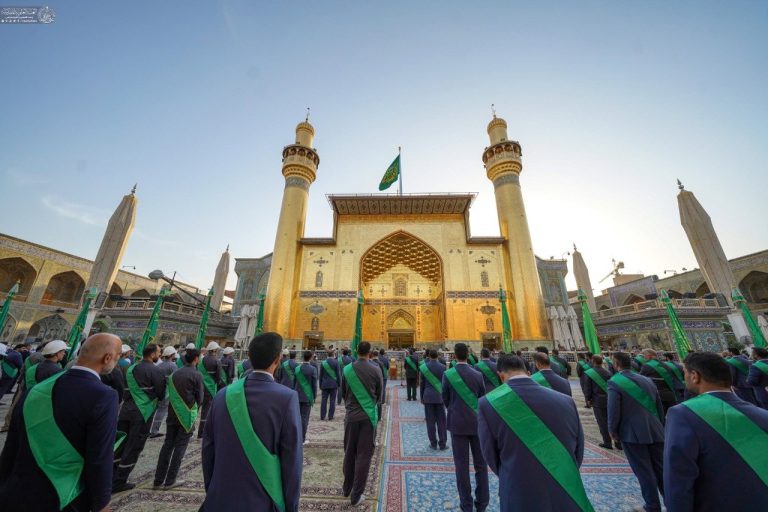 مراسم ادای سوگند خدمت خادمان در حرم مطهر علوی