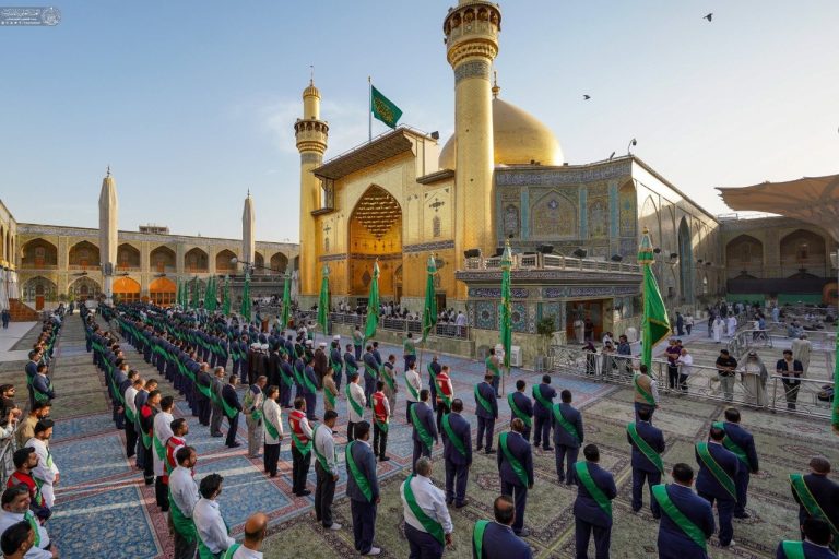 مراسم ادای سوگند خدمت خادمان در حرم مطهر علوی