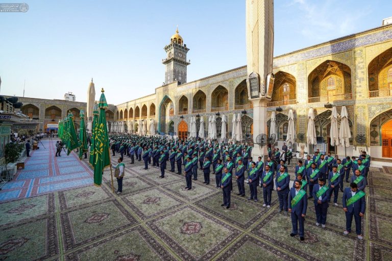 مراسم ادای سوگند خدمت خادمان در حرم مطهر علوی