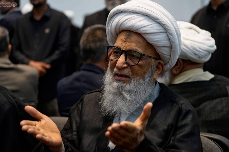 برگزاری مجلس ترحیم آیت‌الله فیاض در نجف‌ اشرف