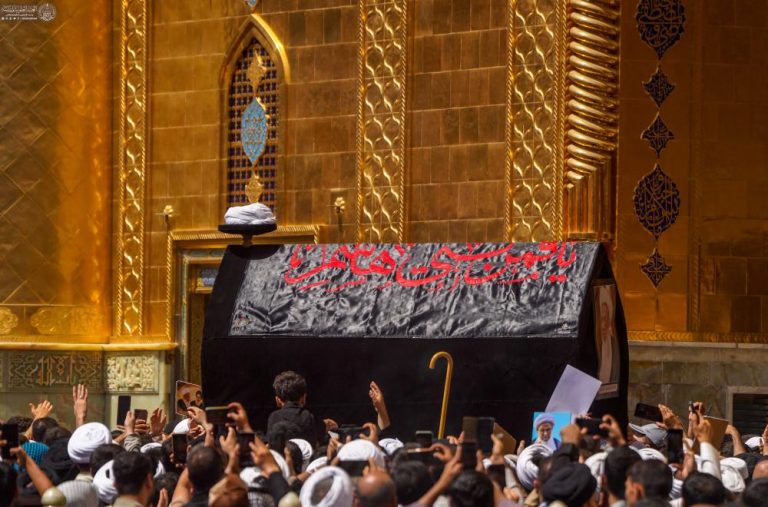 نجف اشرف در سوگ رحلت آیت‌الله‌ فیاض