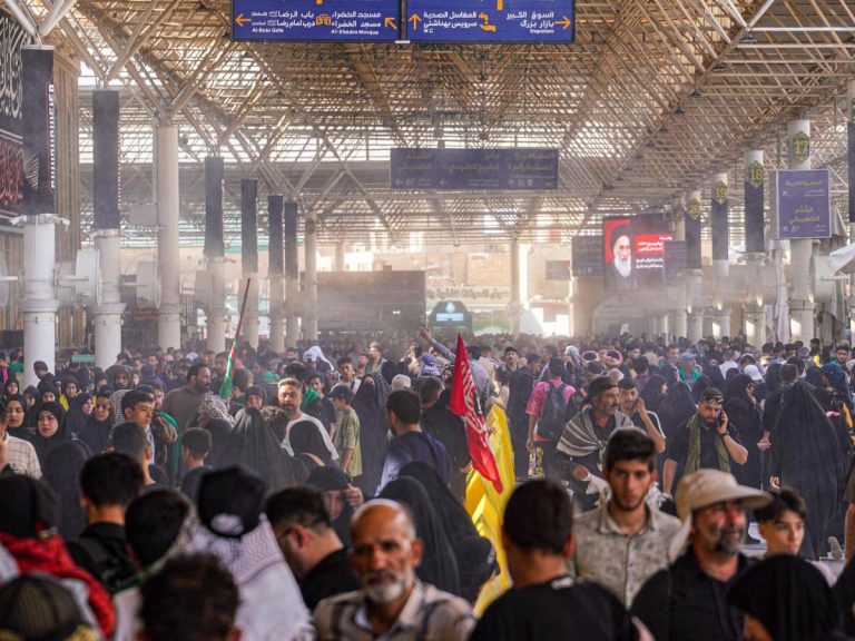 مترجمان آستان مقدس علوی در خدمت زائران اربعین