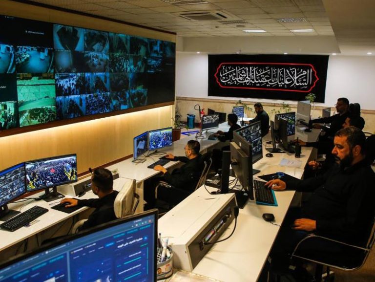 خدمت‌رسانی فناورانۀ آستان مقدس علوی در ایام اربعین