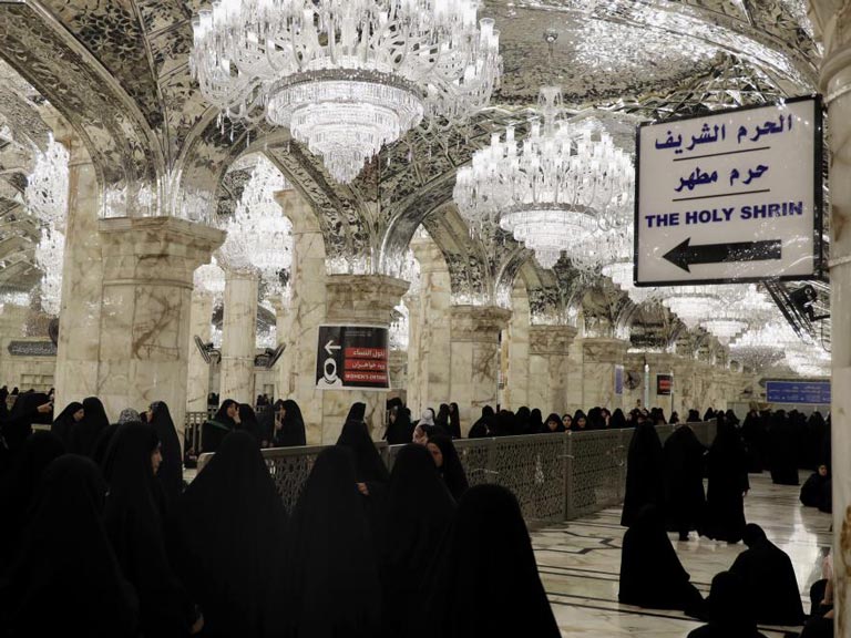 اجرای طرح ساماندهی تردد بانوان زائر در ایام اربعین توسط آستان مقدس علوی