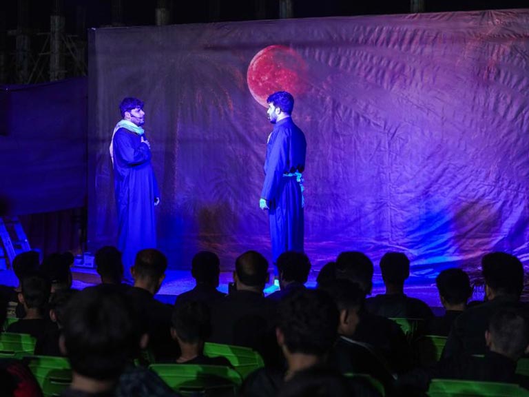 نمایش «ایام عزاداری» برنامۀ فرهنگی ویژۀ آستان مقدس علوی در ایام اربعین
