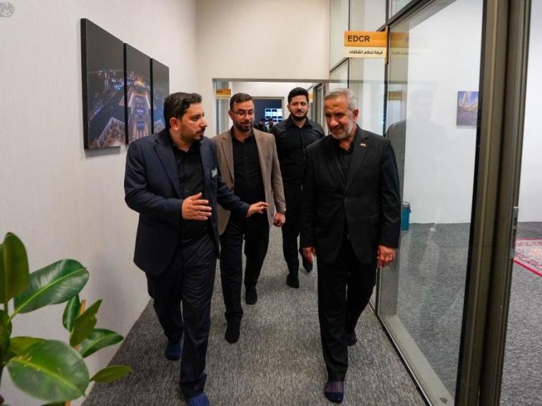 بازدید رئیس کمیتۀ عالی خدمات‌رسانی دفتر نخست‌وزیری عراق