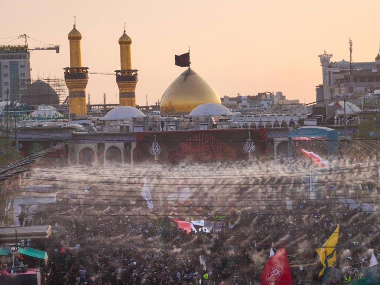 شکوه حضور عزاداران حسینی در کربلا