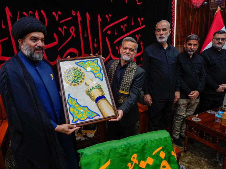 تقدیر هیئت آستان قدس رضوی از خدمات آستان مقدس علوی