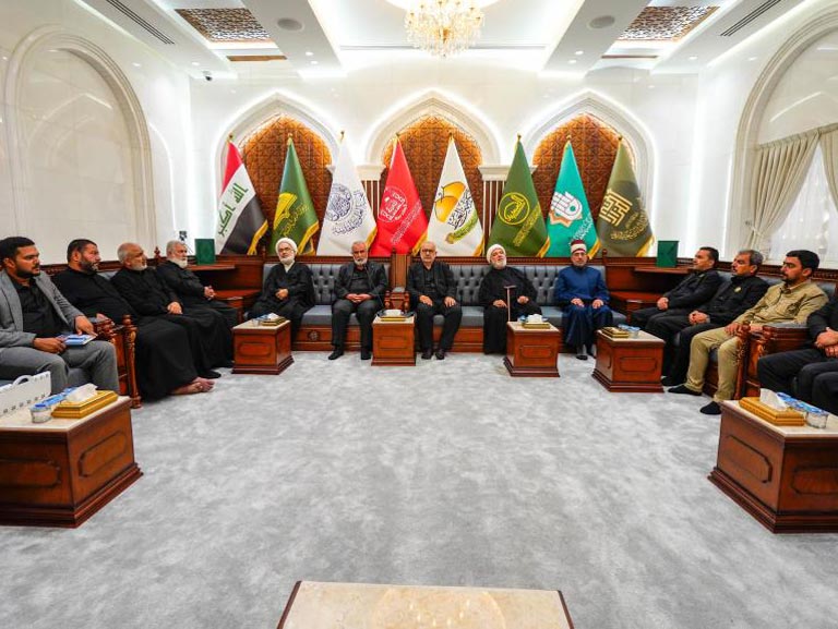قدردانی آستان مقدس عسکری از آستان مقدس علوی در برگزاری سالروز شهادت امام حسن عسکری (علیه‌السلام)