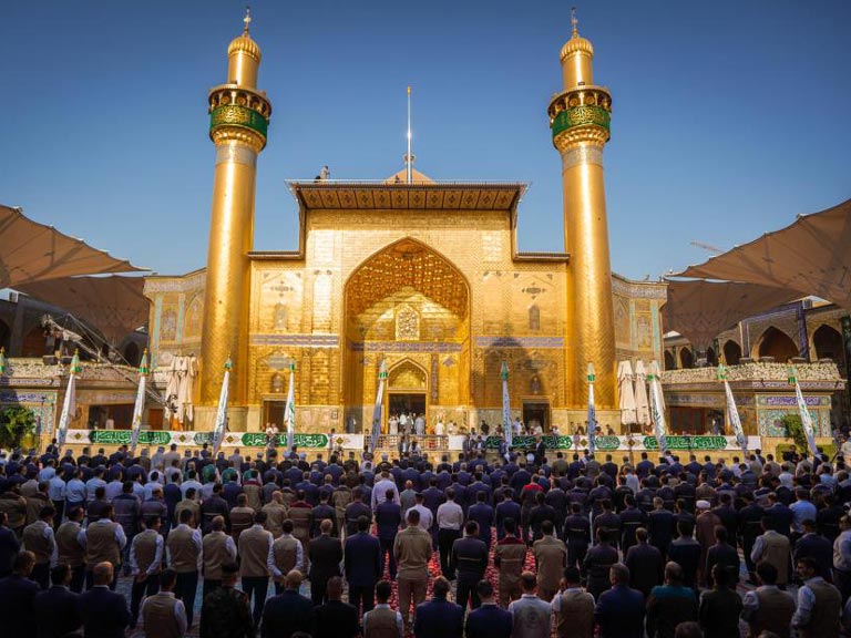 آغاز پنجمین هفتۀ بین‌المللی صادقین در آستان مقدس علوی