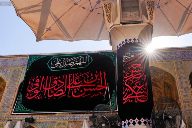 صحن‌و‌سرای حرم در شهادت امام حسن عسکری