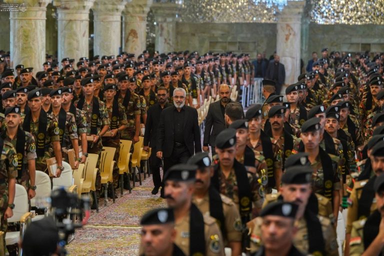 تجلیل از دانشجویان پلیس عراق