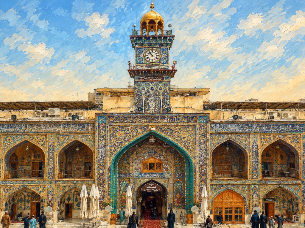 ورودی‌های تازه‌ساز صحن مطهر علوی