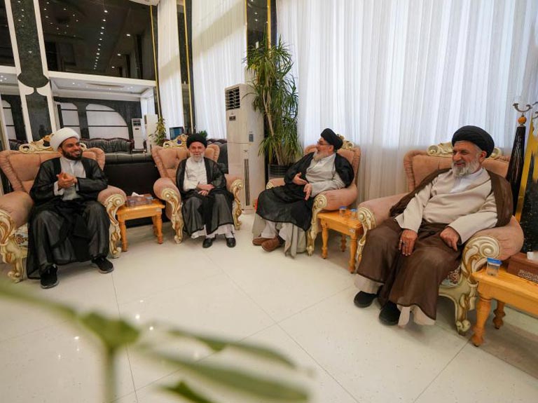 استقبال آستان مقدس علوی از شرکت‌کنندگان در مراسم «هزارسالگی حوزۀ علمیه»