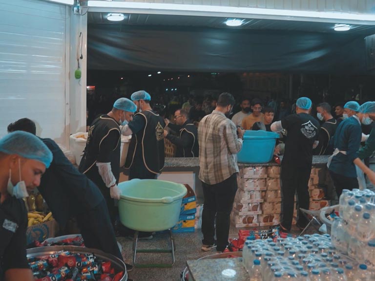 خدمت‌رسانی آستان مقدس علوی به زائران بانوی کرامت