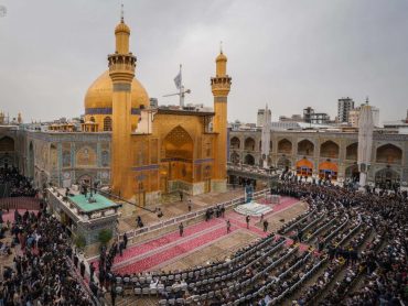 پایان عملیات نوسازی ایوان طلای حرم مطهر علوی