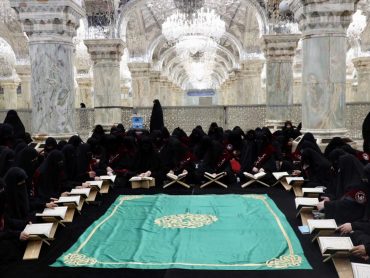 میزبانی آستان مقدس علوی از هیأت قرآنی آستان مقدس حسینی