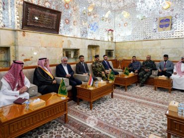 تولیت آستان مقدس علوی با سفیر عربستان سعودی در بغداد دیدار کرد