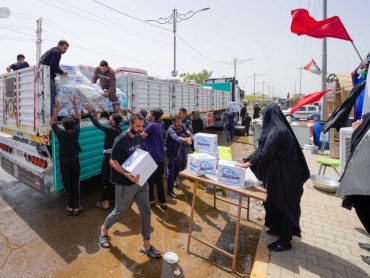 پشتیبانی میدانی آستان مقدس علوی از مواکب خدمت‌رسان در سامراء