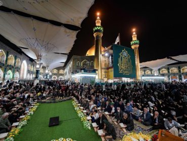 برگزاری محفل باشکوه قرآنی در حرم مطهر علوی ۱۰