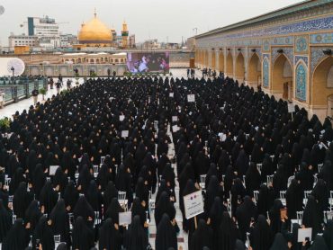 تقدیر از ۴هزار دانشجوی دختر محجبه در جشنوارۀ «چادر من» توسط آستان مقدس علوی 13