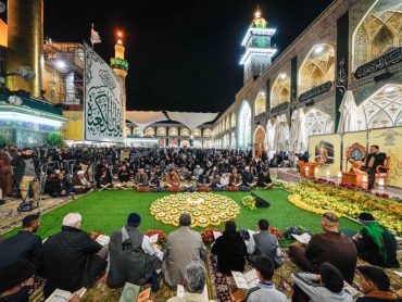 برگزاری محفل قرآنی در حرم مطهر علوی هم‌زمان با هفتۀ «مولود کعبه» 7