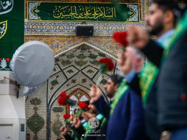 خادمان آستان مقدس علوی ولادت امام حسین‌(ع) را جشن گرفتند
