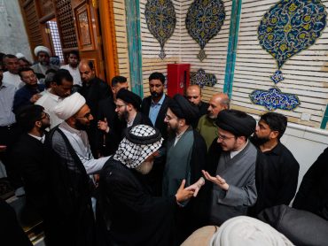 مراسم ترحیم همسر آیت‌الله العظمی سیستانی