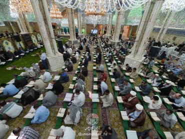 ادامه آئین‌های ترتیل‌خوانی قرآن کریم در حرم مقدس علوی
