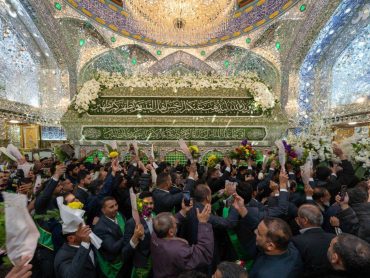 جشن با شکوه نیمه شعبان در حرم امیرالمؤمنین علیه‌السلام