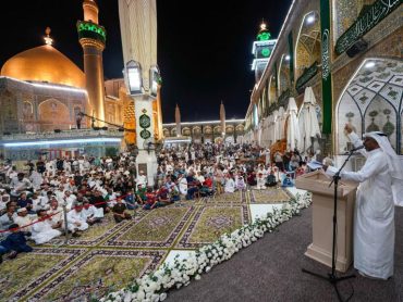 محفل باشکوه میلاد پیامبر مهربانی و امام صادق (علیه‌السلام) در حرم مطهر علوی